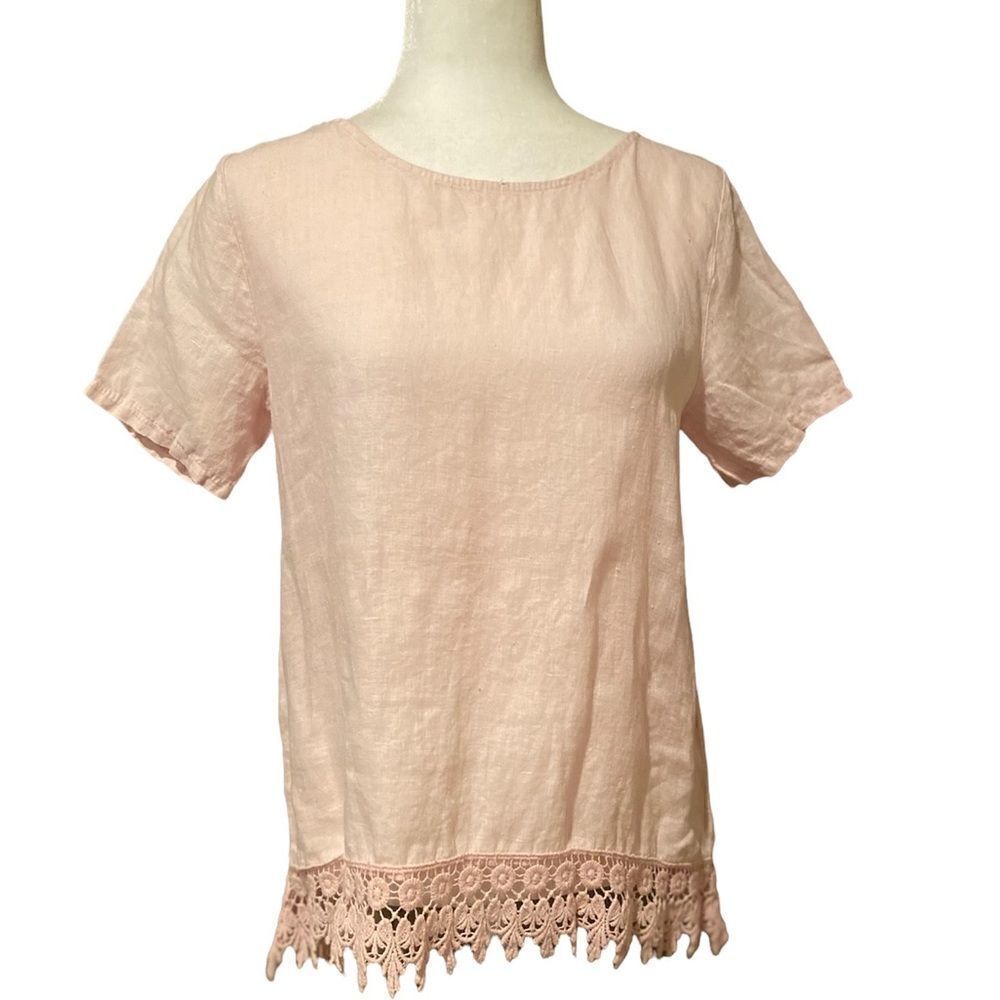 Terzo Millennio 100% Linen Top